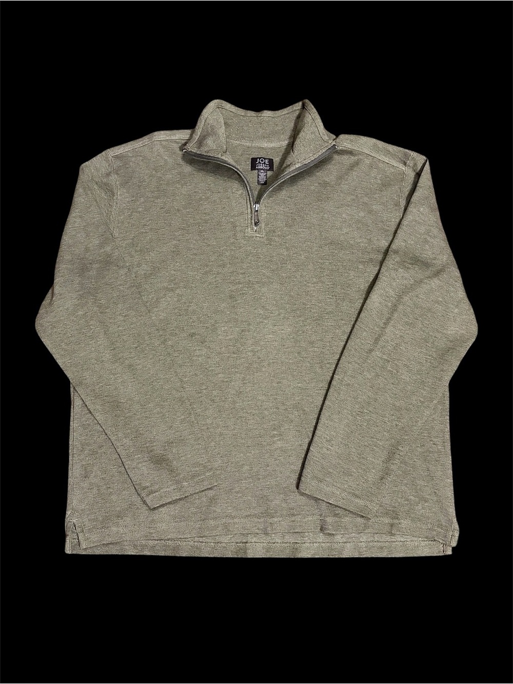 Joseph Abboud Luxe Cotton Ribbed Quarter-Zip
Sweater Size XL